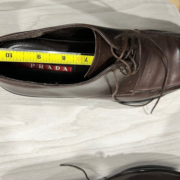 Prada derby authentic lace up men’s shoe size 8 - Picture 14 of 16